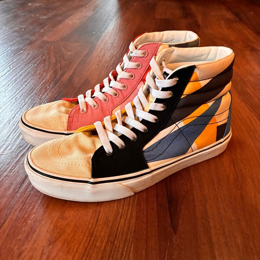 VANS X MoMA Sk8-Hi Lyubov Popova LE Women’s High Top Sneakers Size 9.5